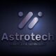 editable business logo vector with astrotech word