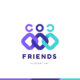 friends logo template